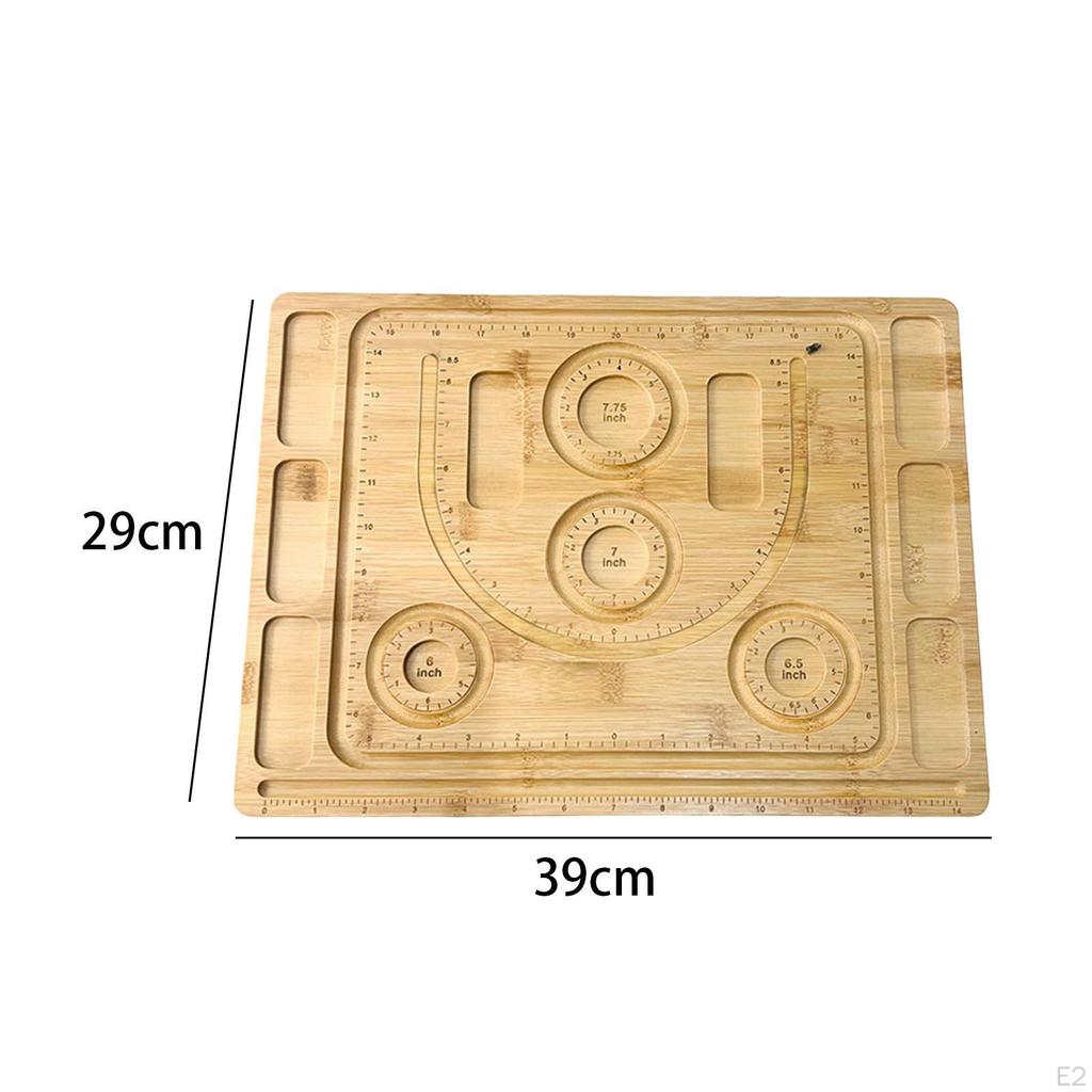 Bead Board DIY Tools Art Supplies Holder Bracelet Jewelry Marking Tray Wood Beading for