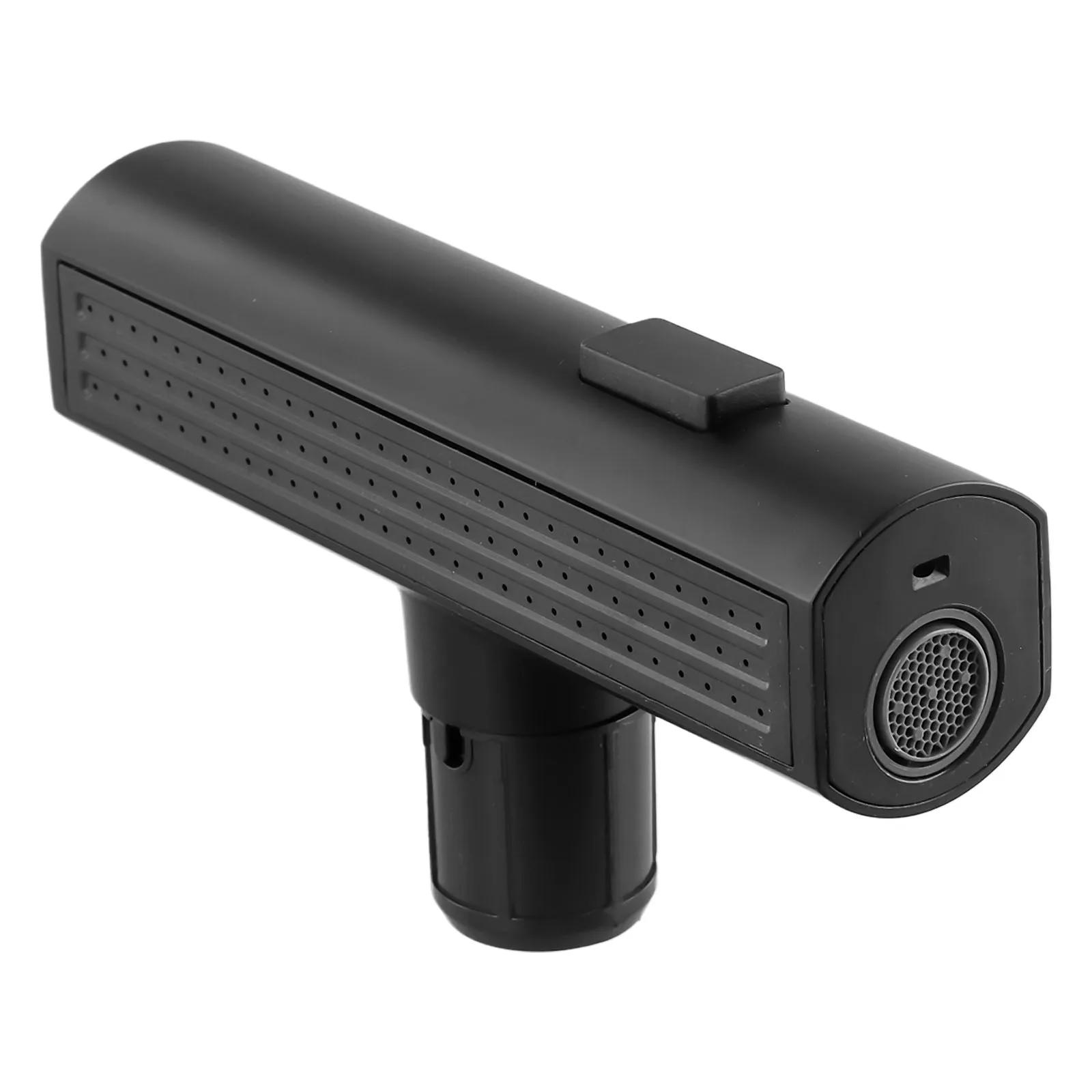 

Pull-Out Faucet Sprayer Waterfall Extension Adapter Sprayer Kitchen Rotating Extender Waterfall Outlet Nozzle Bubbler чорний