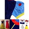 Classic Snow White Costume Featuring Vibrant Colors With Puff Sleeve Design