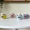 Shin-chan Cute Pet Tea Cup Ornament: Cartoon Cat & Dog Resin Figurines