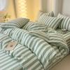 Cotton Bed Sheet Quilt Cover Bedroom Bunk Bed Pure Cotton Quilt Cover Bed Sheet Bedding Set Simple Style