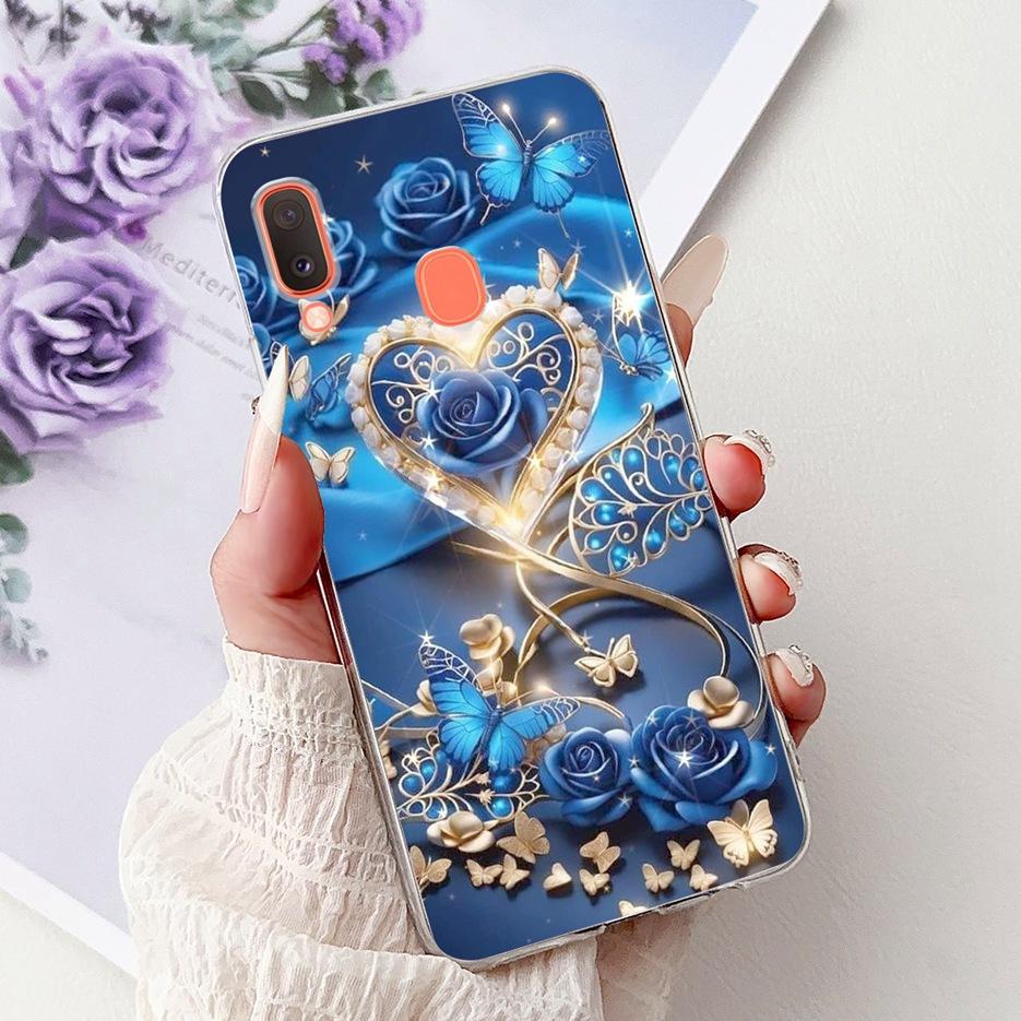 For Samsung Galaxy A20e Case SM-A202F Popular Fashion Painted Cover Soft Silicone Phone Case For Samsung A20e A202F Fundas Coque