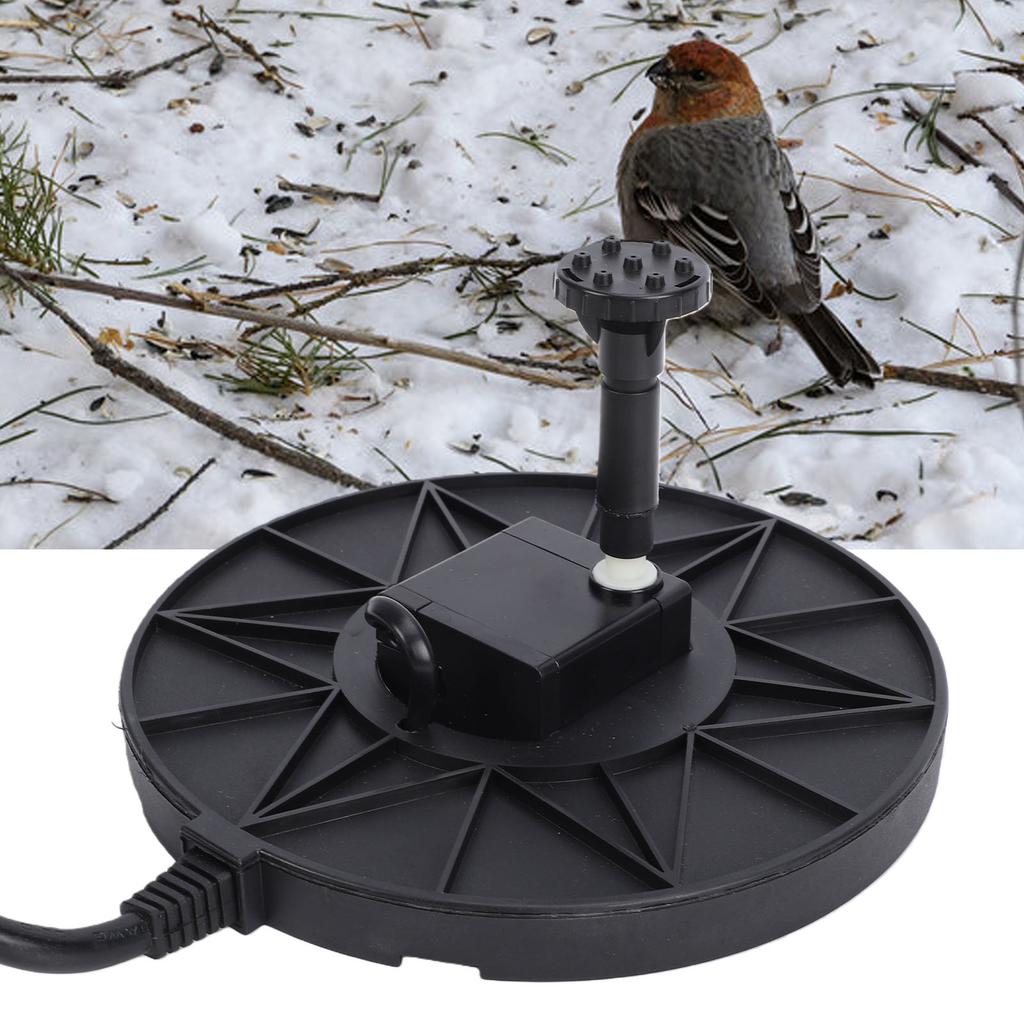 Bird Bath Heater for Outdoor 70W Smart Thermostat Winter Heated Bird Bath Pond Deicer for Patio Yard Farm