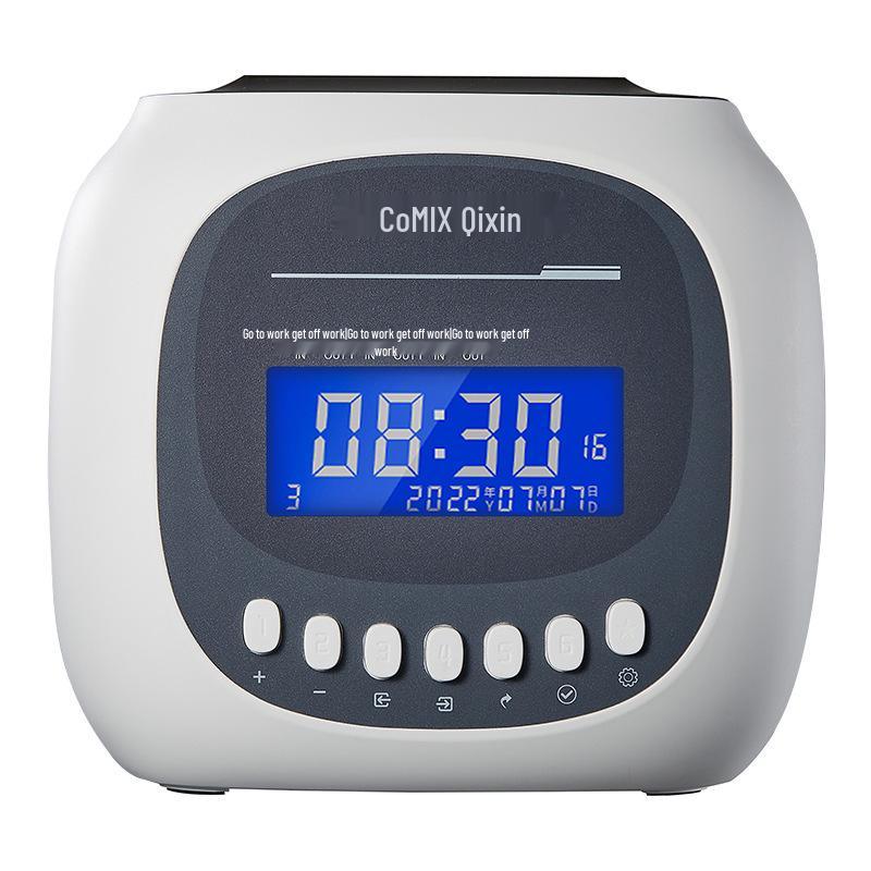 Qixin Little White Series MT-620TN/MT-620N Attendance Machine MT-620N (No punch without power)
