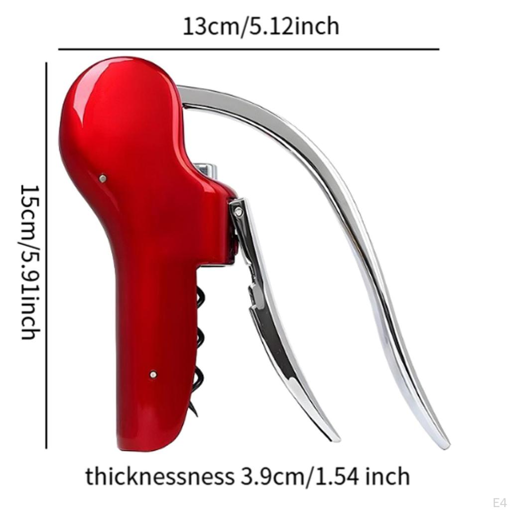 Manual Wine Opener for Kitchen Use, Vertical Lever Corkscrew Home And Bar