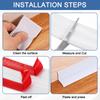 Uxcell Wall Corner Protector Trim Molding Peel & Stick Molding Trim PVC Self-Adhesive Wall Corner Guard Edge Protector for Wall Edge Corners 1.57" X 9