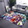 Genshin Spiel Cartoon Druck Teppich Wohnzimmer Schlafzimmer Teppich rutschfeste Fußmatte Kinderspielzimmer Teppich Fotografie Requisiten