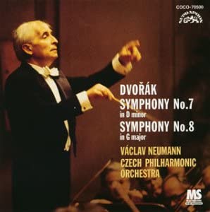 CD NEUMANN (VACLAV), DVORAK; CZECH PHI - Dvorak: Symphony Nos. 7 & 8 COCO70500 Japan Classical Used