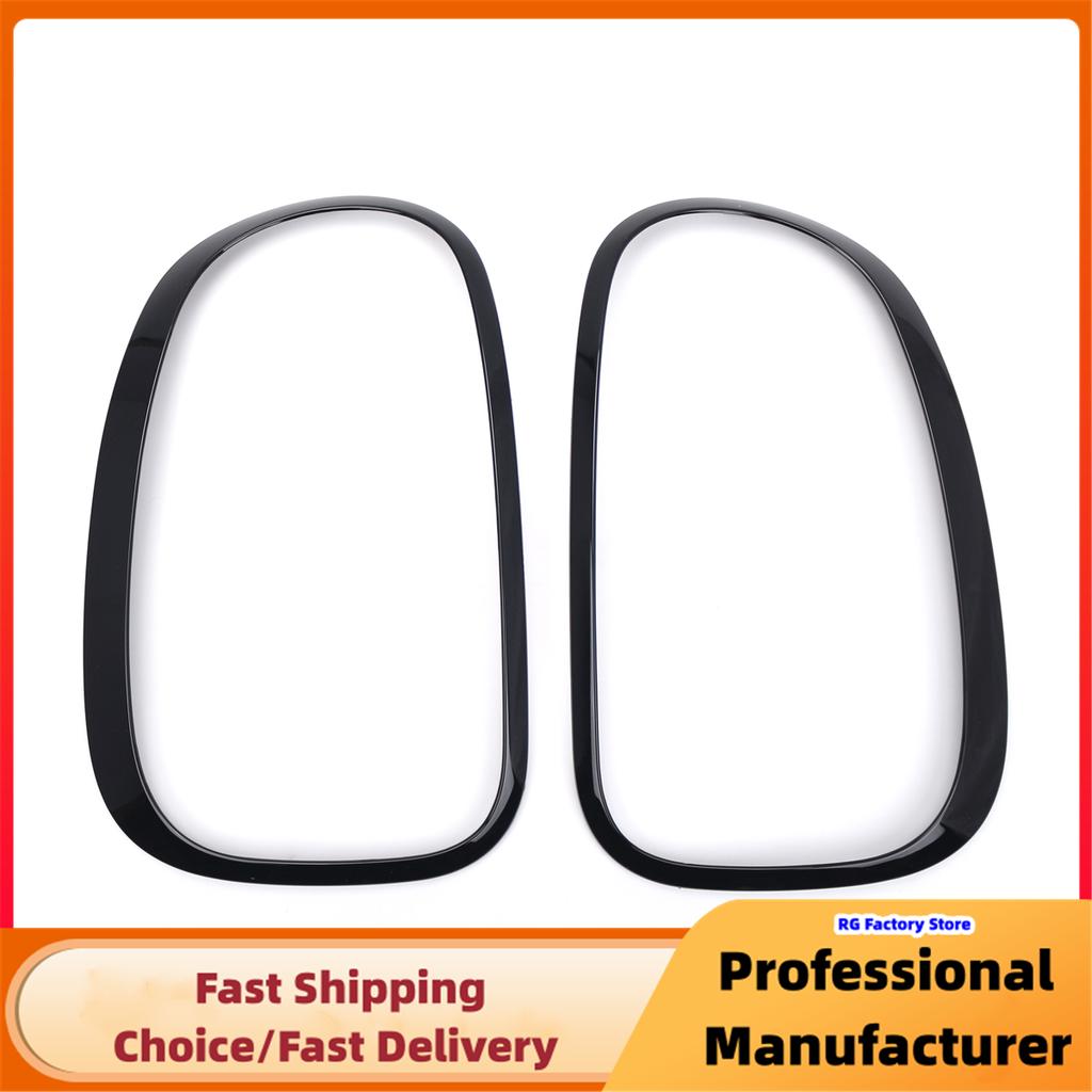 1Pair Car Headlight Ring Bezel Trim Surround Cover For MINI R60 Cooper Countryman 2011-2016 Headlamp Tailight Bezel Decor Cover