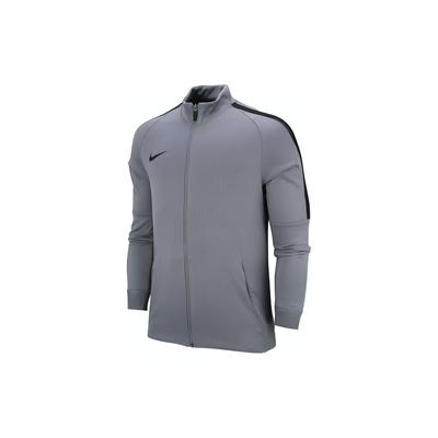 Solid Color Stand Collar Pocket Design Long Sleeve Jacket Retro Sports Stand Collar Jacket Men Jacket Cool-Gray Black 917470-065