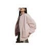 adidas Originals Logo Reißverschluss Sport Stehkragen Locker Langarmjacke Unisex Jacke Miracle-Quartz JL8382