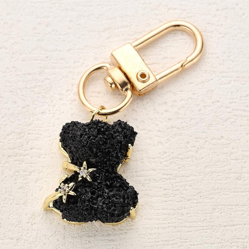 

Lovely Sweet Gradient Crystal Bear Keychain Cute Bear Bag Phone Strap Charm Purse Handbag Backpack Decor Accessories Gift A4
