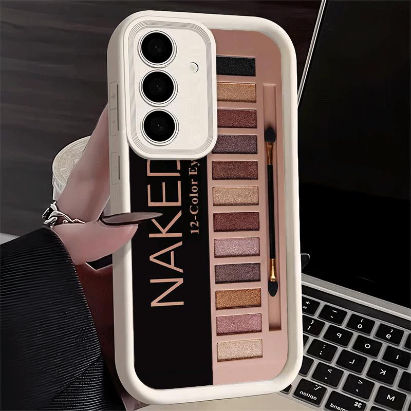 Phone Case for Samsung Galaxy A17 A16 A15 A14 A13 Makeup Eye Shadow Box Pattern A56 A36 A26 A55 A35 A25 A54 A34 A24 A53 A33 A23
