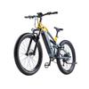 KIMDYMA 27.5 Inch Electric Bike Man Full Suspension Mountain Bicycle SHIMANO Hydraulic Brake 750w E-bike for Adult