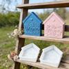 Pack Of 2 Mother Day House Shape Ornaments Silicone Molds For Cement Plasters Craft And Home Decors Gift Making Supplies