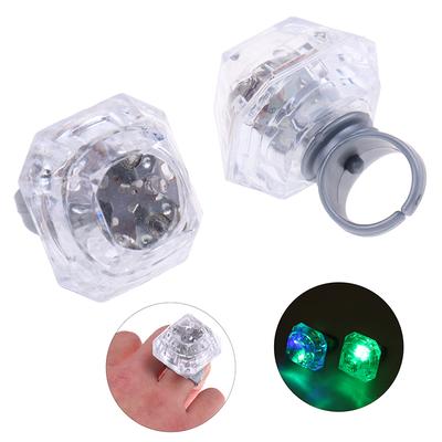 1pc Christmas New Year Party Favor Gifts Toys for Children Funny Gifts LED Flashing Light Up Glowing Finger Ring Toys