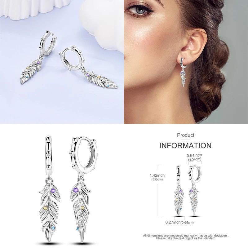 Original Design 925 Sterling Copper Luminous Firefly Pendant Earrings For Women's Luxurious Wedding Anniversary Zircon Gifts
