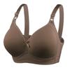 Plus Size D Cup Thin Wireless Push Up Bra For Women