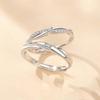 Never Part Couple Ring with Diamonds Ins Style Fashion Ring Ring Valentine's Day Gift for Men and Women