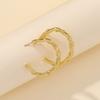 Chinese Style Exaggerated Snake Body Wrapped Earrings Trendy Metal Hip Hop Earrings