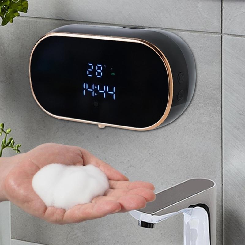 None touch Hand Soap Foam Dispenser Rechargeable Automatic Foaming Soap Dispenser Automatic Induction Foam Hand Washer