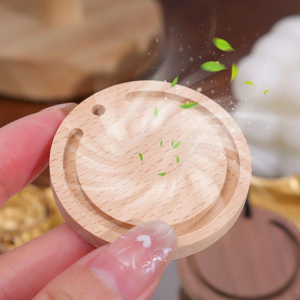 Holz Aroma Inhalator aus expandiertem duftendem Holz Walnuss zur Lufterfrischung Desktop Ornament