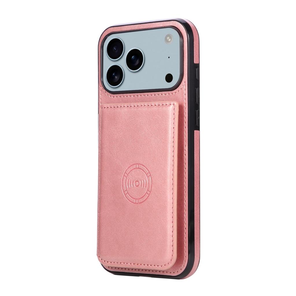 Anti-Theft Wallet Blocking Layer Magnetic Leather Phone Case For iPhone 17 Air 16E 15 14 Plus 13 12 Mini 11 Pro Max SE XS XR 8 7