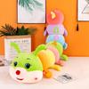 Colorful Caterpillar Plush Toy Boys and Girls Sleep Pillow Bed Super Soft Big Puppet Press Doll Children