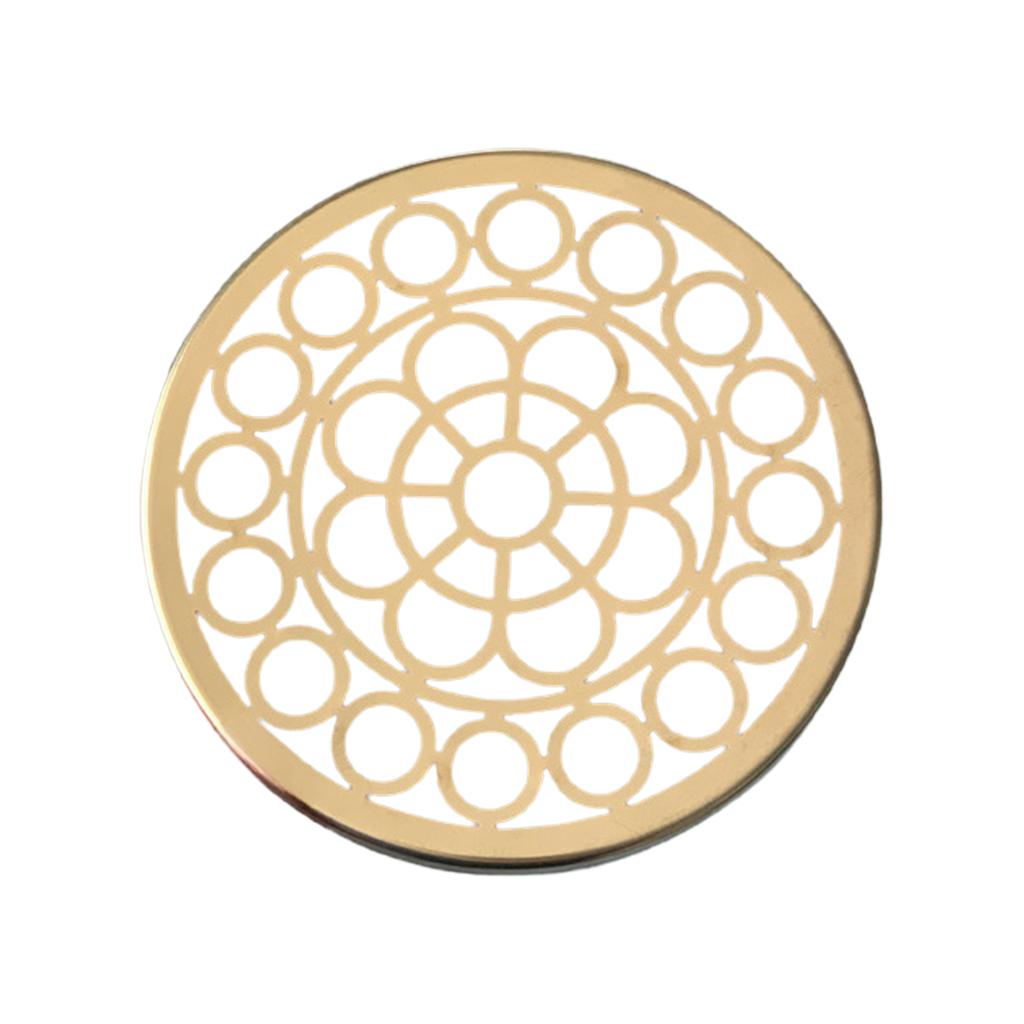 Vložka s květinou Kovová mřížka pro domácí středový prvek 15,2 cm průměr