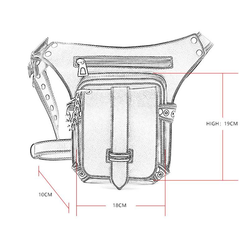 Sac de taille tactique multifonctionnel en cuir PU pour femmes, sac banane pour randonnée Camping Trekking cyclisme, sacs de ceinture de hanche