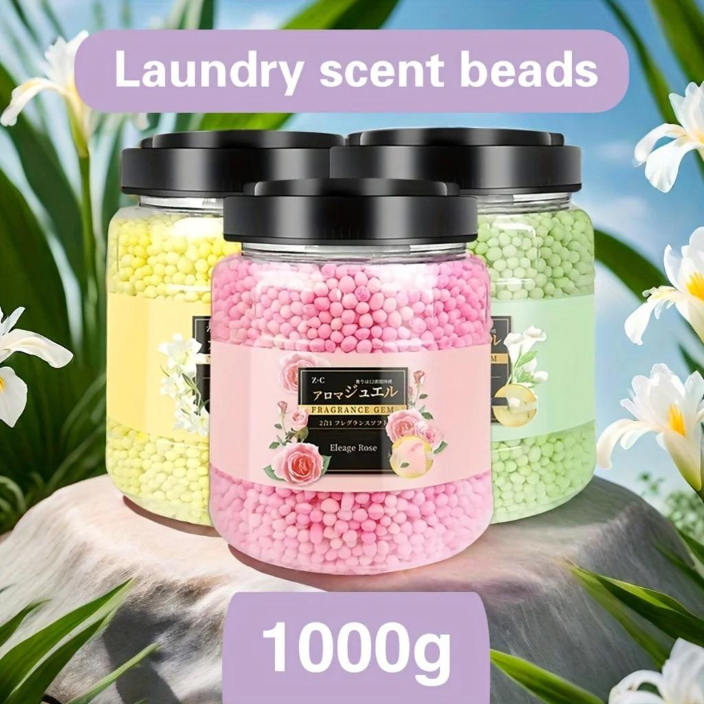 HOMZY Laundry Scent Booster Beads - Large 1000 g Fresh Scent Beads Laundry Beads for Washer,Long Lasting Scent,Freshener for Clothes