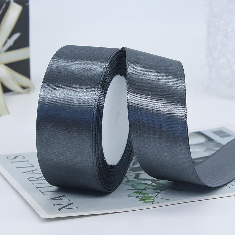 25Yards/Roll 40mm Satin Ribbons DIY Bow Handmade Gift Packing Artificial Silk Roses Crafts Supplies Sewing Accessories Material