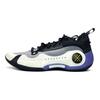 Li Ning WOW 10 TPU Амортизація Нековзкі Стійкі до стирання Низькі Баскетбольні кросівки Чоловічі Білі Фіолетові ABAS083-9