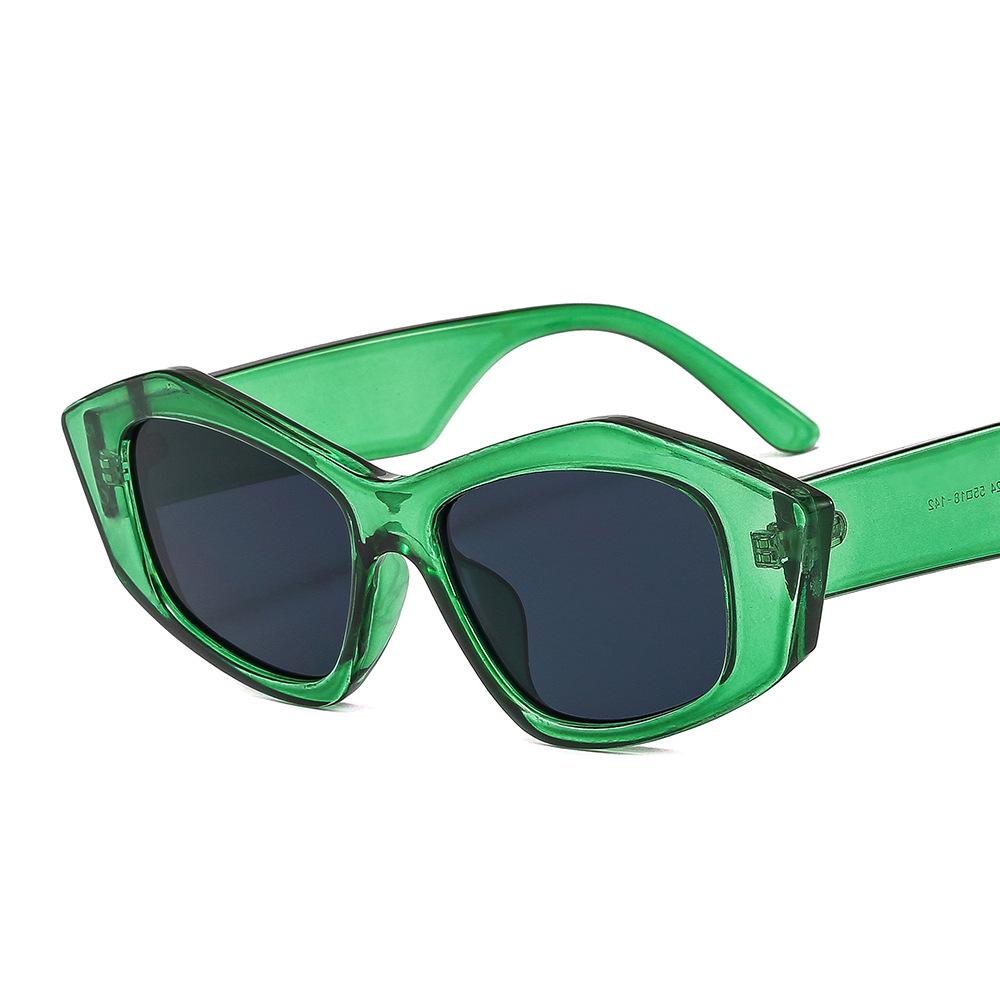 2024 Nowy Modny Design Vintage UV400 Oprawka Koci Oczko Plastikowe Okulary Przeciwsłoneczne Damskie Okulary Słoneczne dla Kobiet
