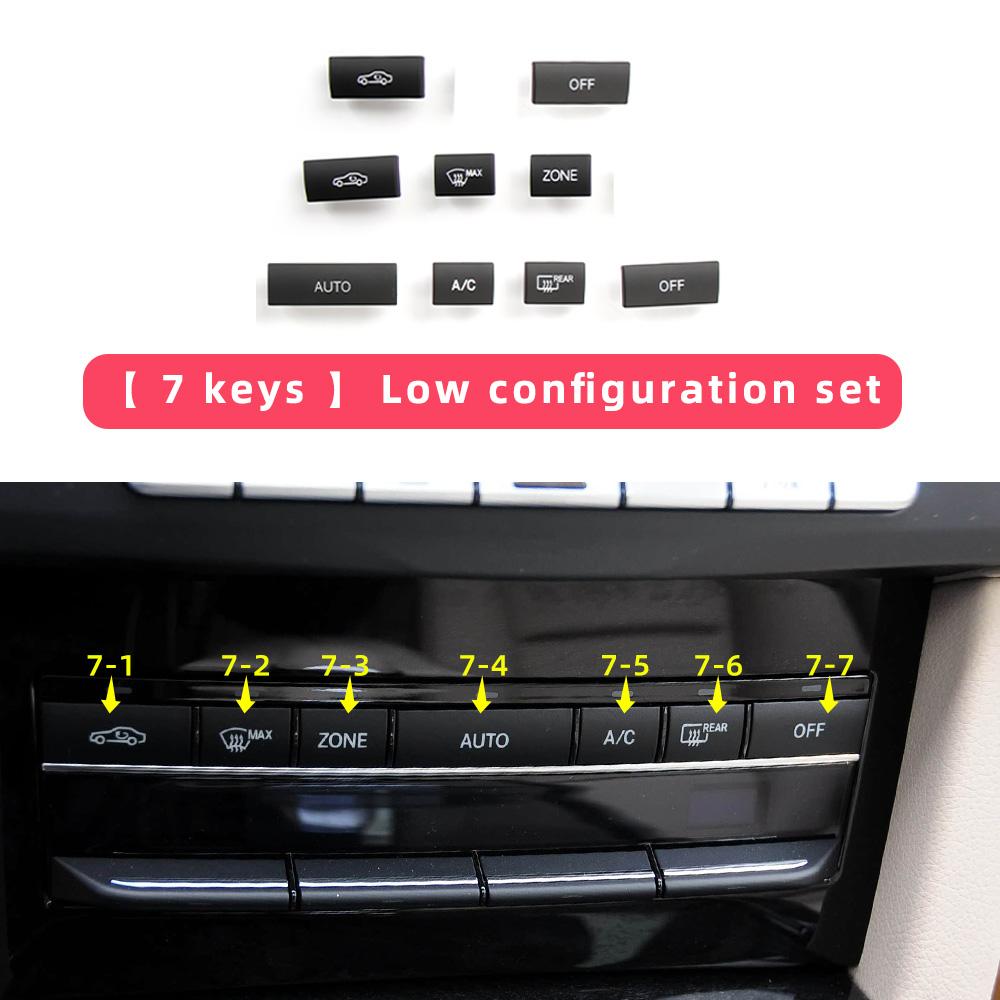 AC Air Conditioning Button 2129008711-A 2129008811-A Replacement for Mercedes W212 W207 Auto Interior Part