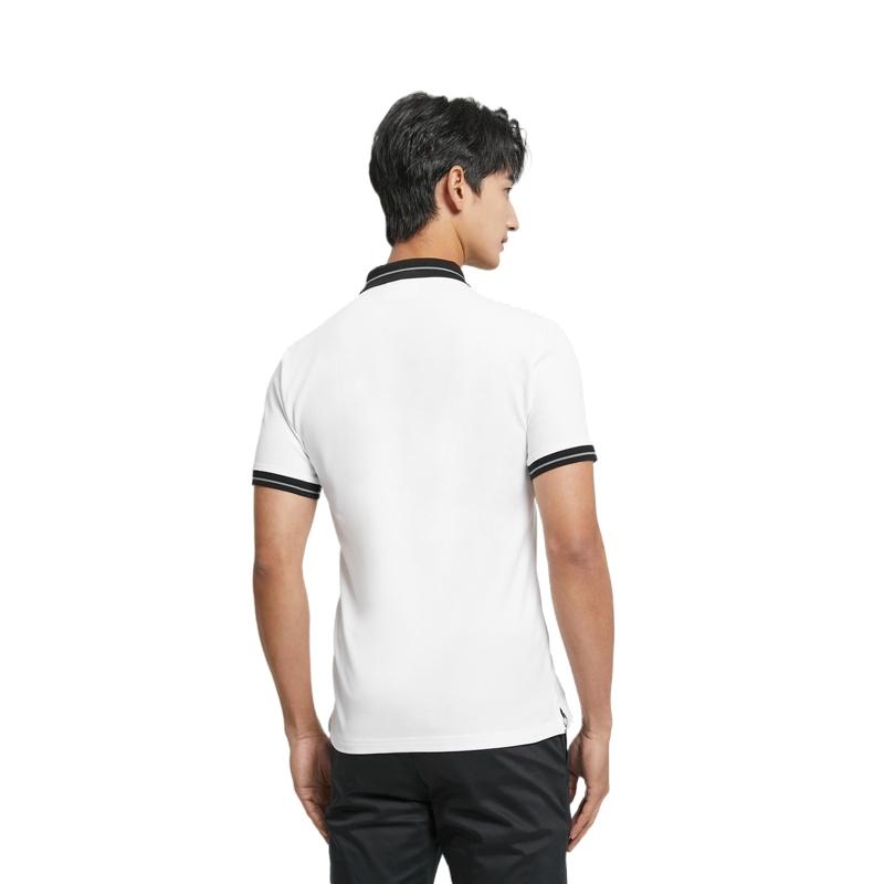 Calvin Klein Logo Print Polo Shirt Men tops White J323249-YAF