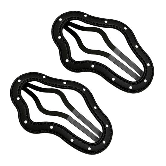 2Pcs Girl Hairpins Dot Print Star Cloud Shape Imitation Leather Hair Clips Non-Slip Stable BB Clips Hair Accessories