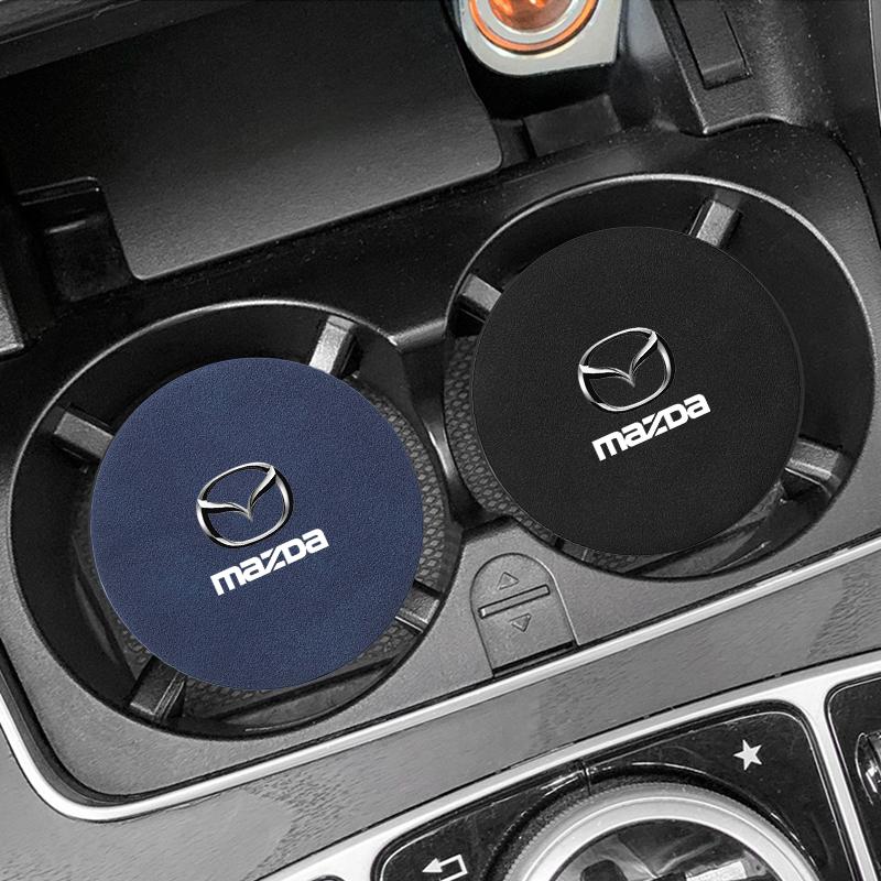 1/2 Stück Auto Anti-Rutsch-Einlage Becheruntersetzer Auto Zubehör Für Mazda 3 Alexa CX30 CX-4 CX5 CX-5 CX8 CX-8 CX-30 CX9 CX-9 Axela Demio Atenza MS GJI GH BK