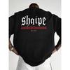 Men's Albanian Cultural Print T-Shirt - Breathable Moisture-Wicking H-Fit Round Neck Tee Suitable for Outdoor Travel & Casual Wear, Albanian-Themed