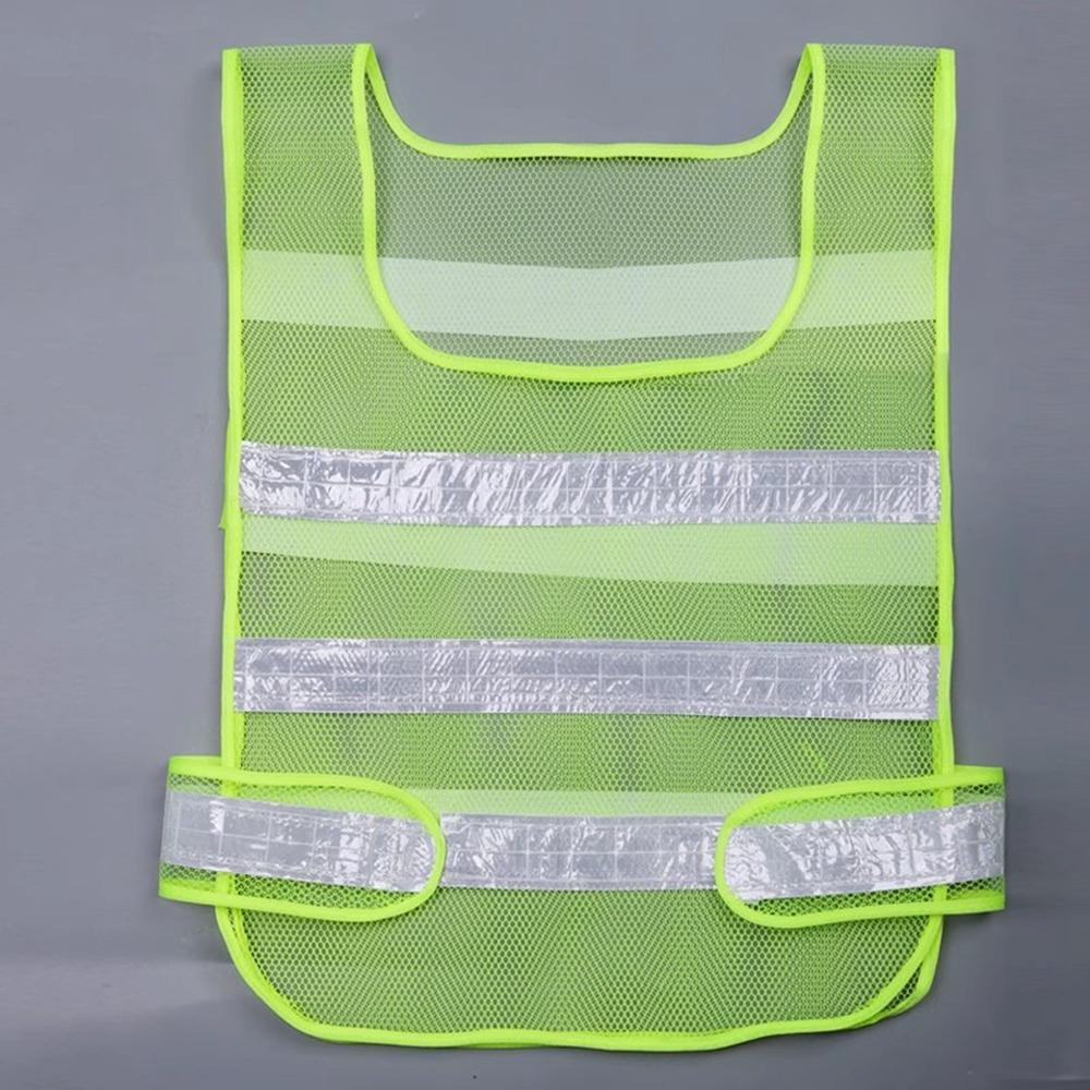 

High Visibility Running Vest Lightweight Adjustable Multicolors Fluorescent Mesh Vest Mesh Breathable