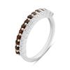 Silver Ring with Natural Garnet, Item Weight 2.41 G (2203957)