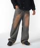 Dibsenseu Sandalwood Washed Wide Denim D317