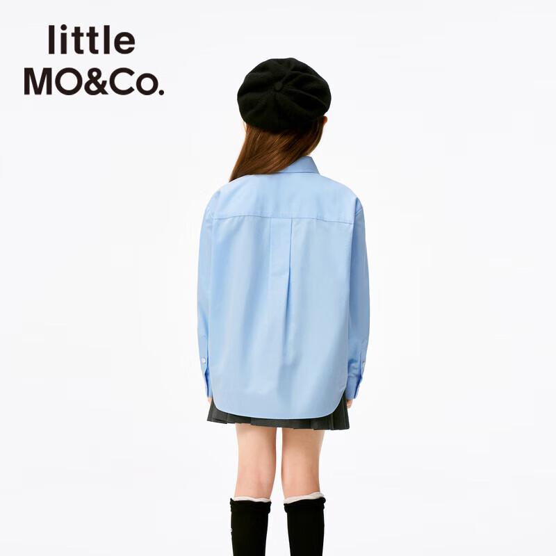 Little MO&Co. Kids Cotton Long-Sleeve Shirt