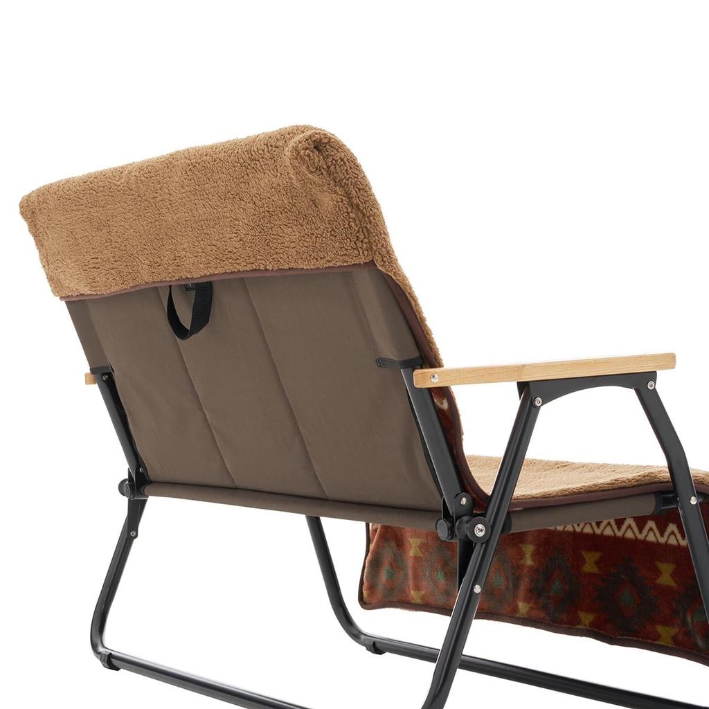 LOGOS Boa Fleece Chair for 2 Cover 73391011 & (Red)