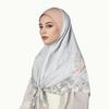 Chin Covering Triangular Headscarf Printed Sun Protection Daily Use Shawl