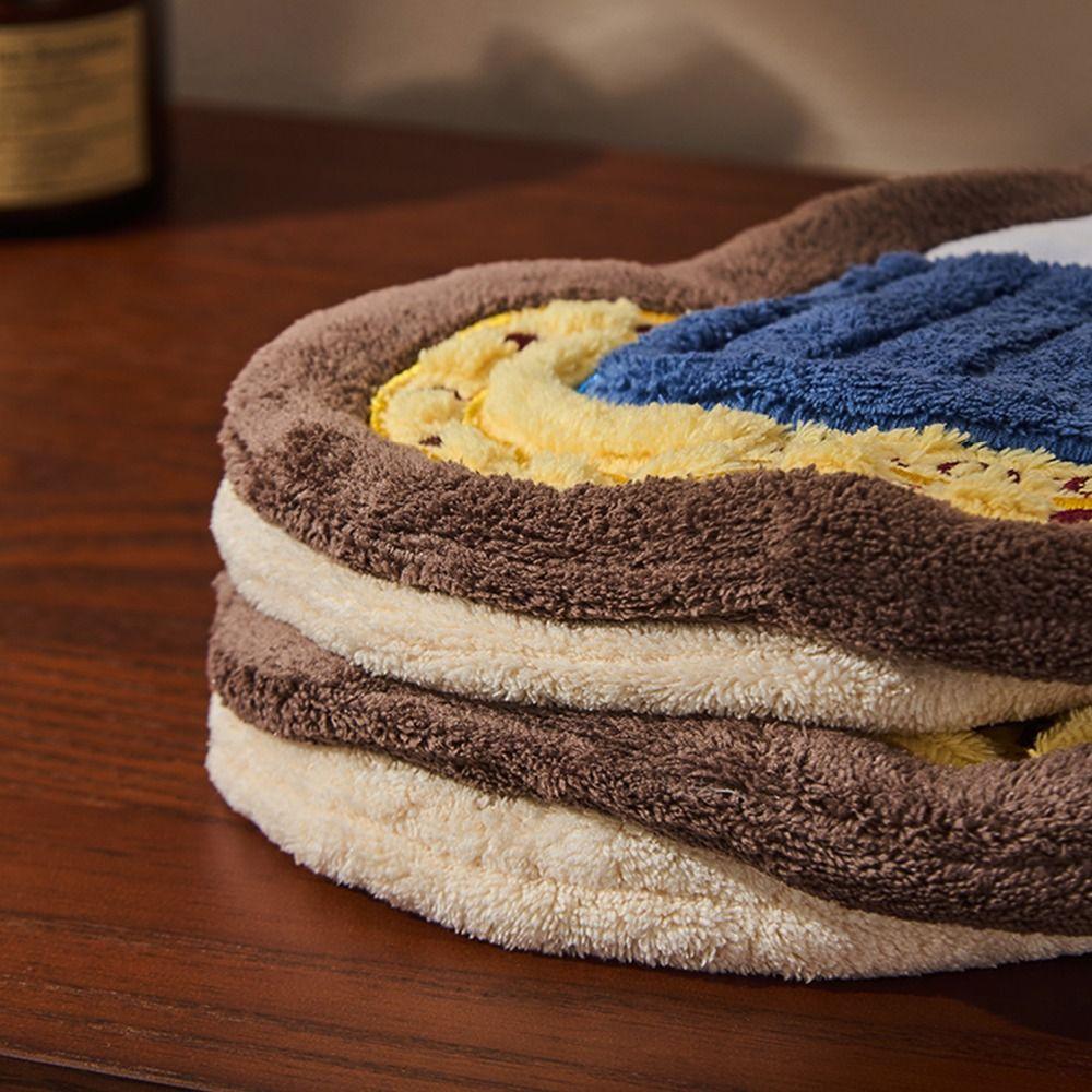 1Pcs Thick Hand Towel Quick Drying Bathroom Kitchen Rag New Handkerchief
