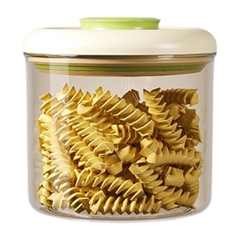 Stackable Kitchen Storage Container Press Lid Vacuum Seal Technology Space Efficient Designs for Food Preservation