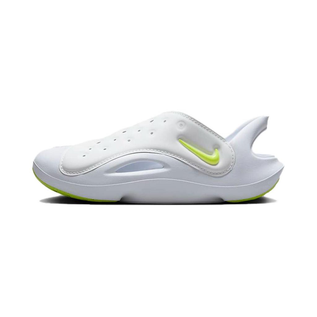 Nike Aqua Swoosh Sandal PS White Volt Kids Sneakers Grey Pure-Platinum FN0876-100