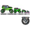 JAM MONSTER Official Monster Jam Grave Digger Monster Truck Collectible Die Cast Vehicle 1:24 Scale Kids Toy Ages 3+