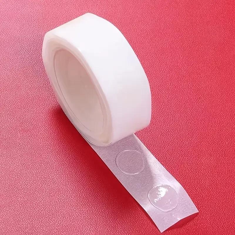 

100pcs/roll Points Dots Double Sided for Balloons, Removable Clear Stickers for Christmas Wedding Birthday Party Decoration Other